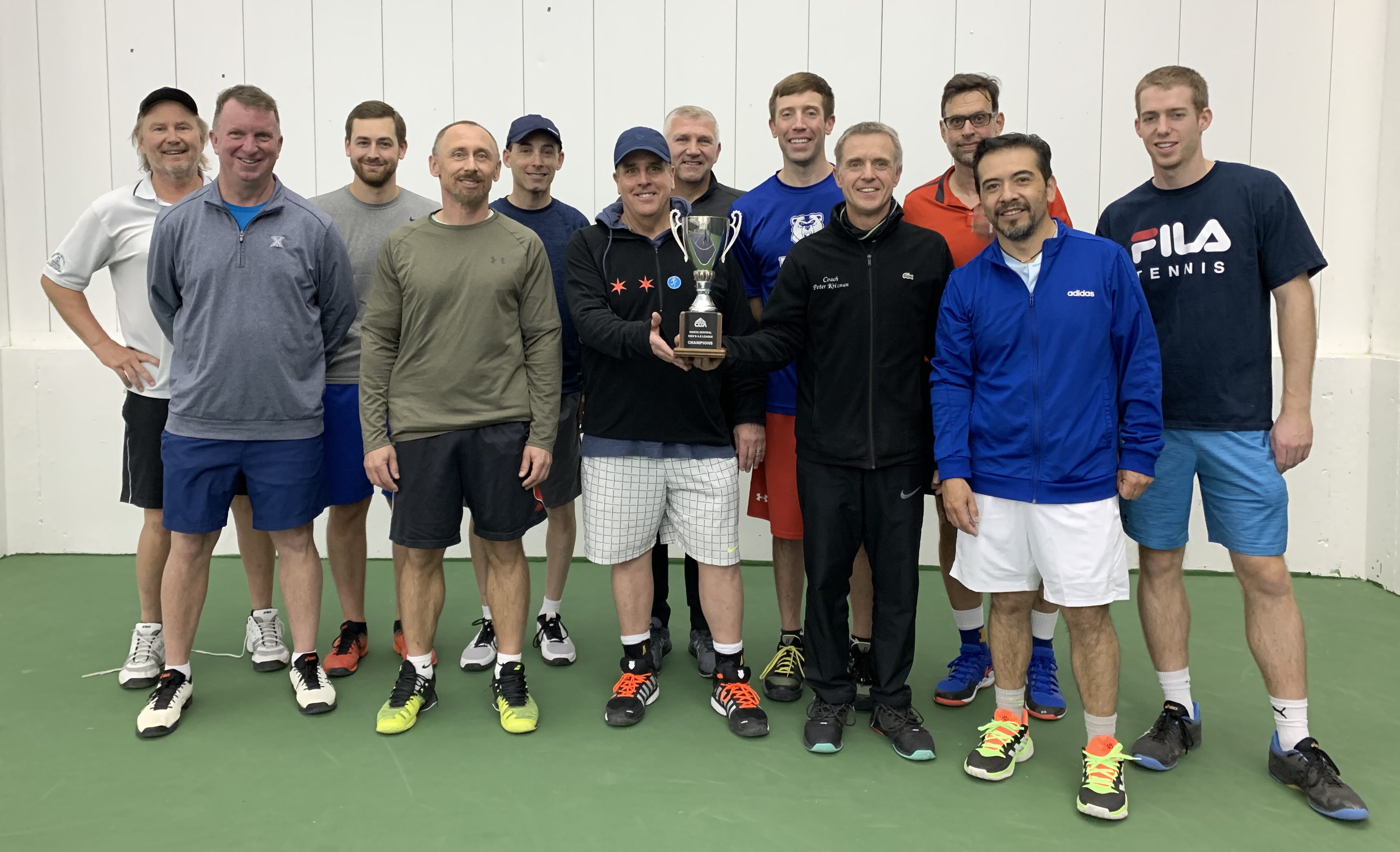 Racquet Club Lake Bluff winners of the Mens 4.5 Doubles